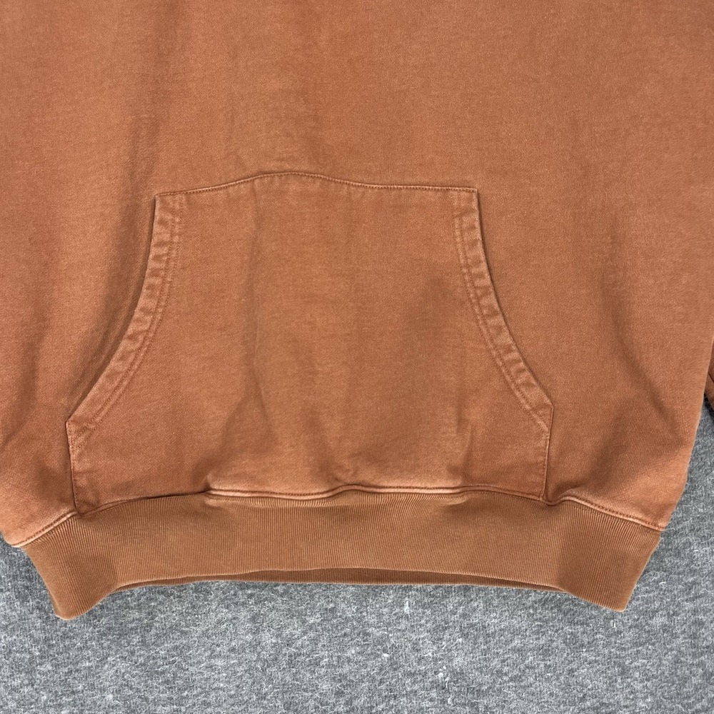 Minted New York Run Club Hoodie Mens 2XL Rust sienna Hooded Relaxed Fit Pullover - Picture 9 of 14